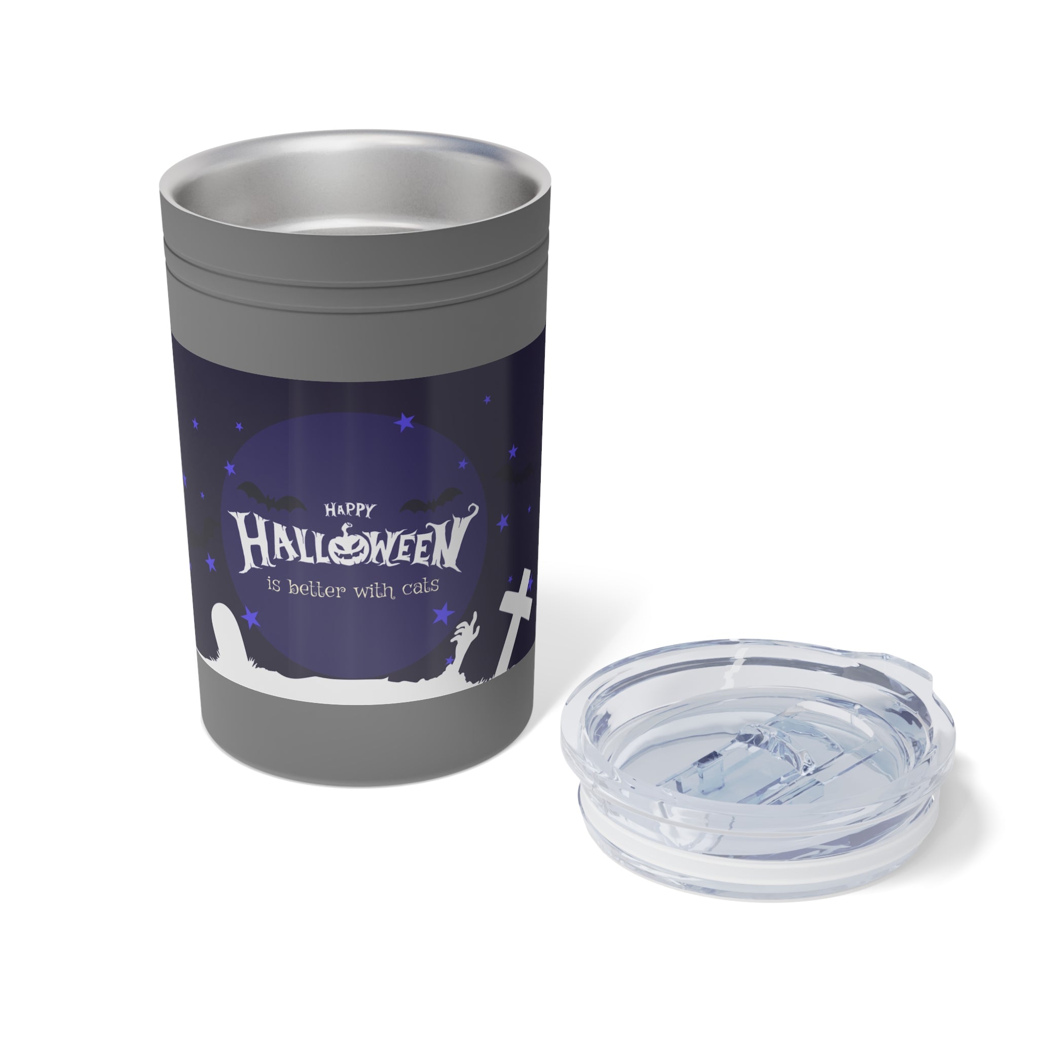 Happy Halloween with Witch's Cats | Vacuum Insulated Tumbler